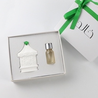 Diffuseur d'huiles parfumées en céramique de luxe personnalisé, en forme de fleur de porcelaine, pour voiture, armoire et maison