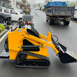 Chinese Ce Epa 5 <b>Track</b> Walk Behind 380 Mini Skid Steer for Sale - Product Image 4