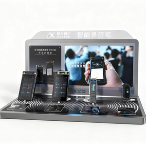 Support d'affichage lumineux LED moderne personnalisé en plastique, métal et bois avec montage facile en DIY pour la conversion des ventes au détail - Product Image 5