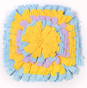 Tapis de reniflement interactif en polaire pour chiens, tapis de recherche de nourriture pour animaux de compagnie, tapis de reniflement pour chiens de petite taille - Product Image 4