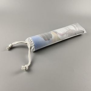 Custom Logo CPE Shrink Bag with Drawstring Durable Packaging for <b>Mouse</b> Pads Screen Printing Recyclable - Product Image 5