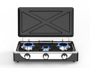 OEM yüksek kaliteli ocak gaz sobası 3 brülör gaz sobası masa üstü paslanmaz çelik taşınabilir gaz sobası - Product Image 3