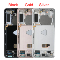 Pantalla Táctil Original S21+ de 6.7 Pulgadas AMOLED, Repuesto de Pantalla LCD S21 Plus 5G con Marco para Samsung Galaxy G996B