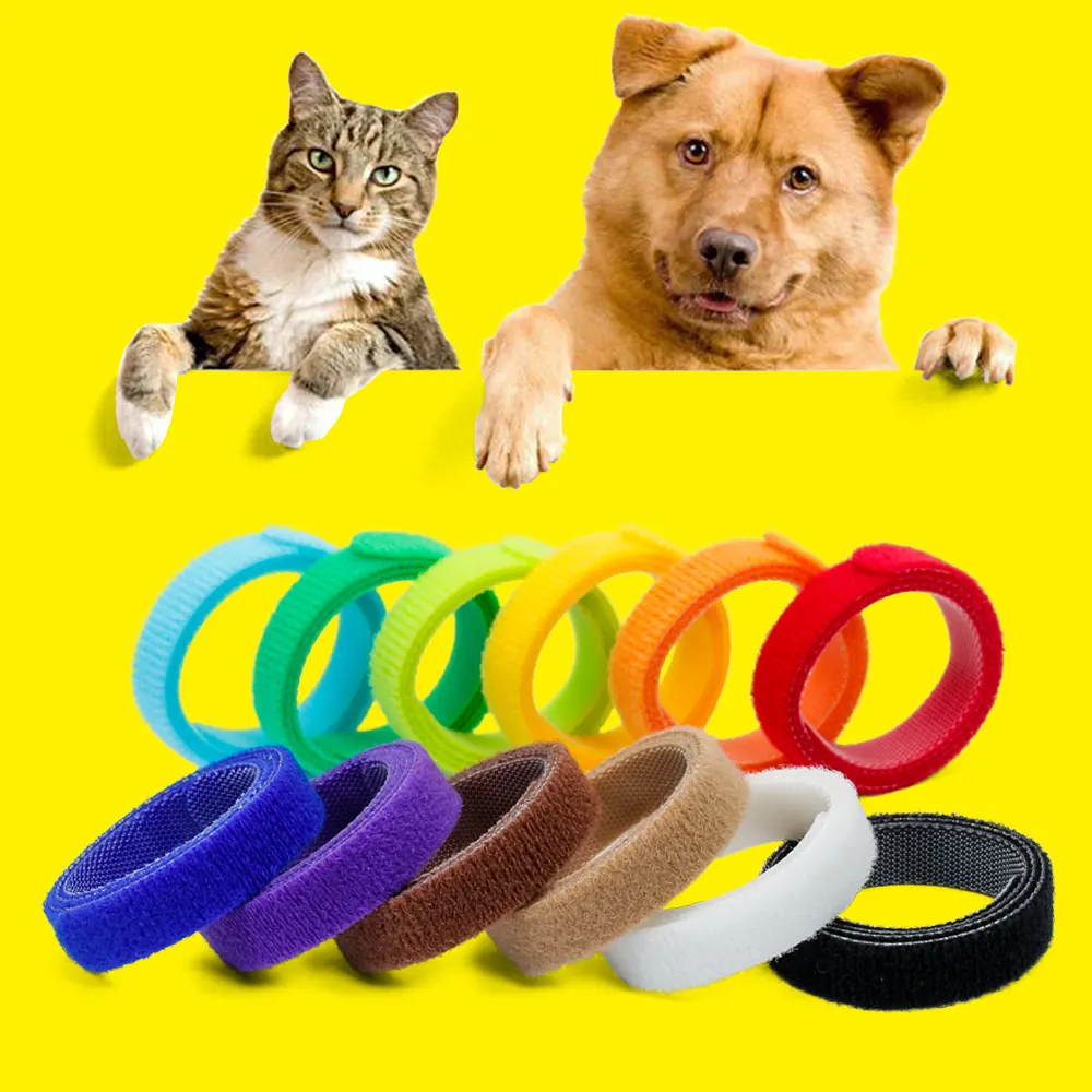 Puppy Kitten Id Collar without Buckle Pet GPS Cat Tracking Collar Adjustable Necklace Leashes