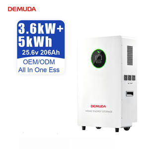 ระบบจัดเก็บพลังงานแสงอาทิตย์สำหรับบ้านแบบออลอินวัน 3KW 5kWh/8kWh แบตเตอรี่ LiFePO4 อินเวอร์เตอร์ในตัว IP20 รองรับระบบไฮบริด CAN - Product Image 1