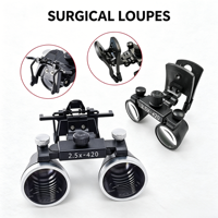 Professional Dental Surgical Loupes 2.5X 3.5X Magnification Clip-on Oral Surgery Magnifier Portable Dentist Optical Instrument