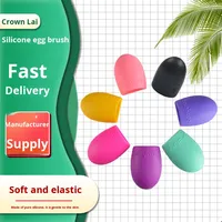 Éponge et planche de lavage pour pinceaux de maquillage avec tête en silicone, sans fil, fabriquée à Qingdao pour usage domestique