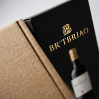 Boîtes cadeaux en carton imprimées sur mesure avec fermeture magnétique, emballage rigide en papier kraft de luxe pour vin, whisky, spiritueux