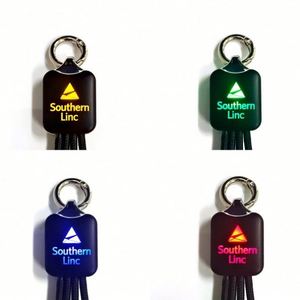 Cable USB para Agencia de Viajes, Cargador de Teléfono Promocional para Hotel, Accesorios, Cable de Datos Multifunción LED Portátil Mini para Exteriores - Product Image 3