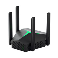 Amplificador de Señal WiFi de 1200MW, 4 Antenas, Ganancia de 75dB, Cobertura de 100 m², Repetidor de Red Inalámbrica para el Hogar, Atraviesa Paredes