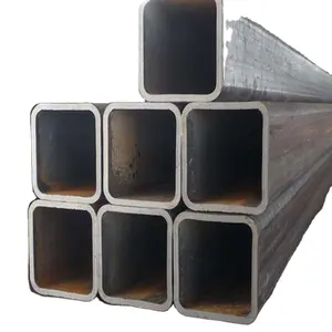 Tubo d'acciaio rettangolare a sezione cava con dimensioni in acciaio al carbonio 30x40 60x60 90x90 120x150