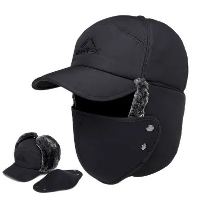 E540 אופנה נשים חורף אדם חיצוני חם בייסבול שווי לעבות הצייד מפוצץ מטורף משטרת קמפיין כובעי טרופר כובע