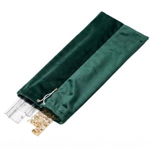 Soft Mahjong <b>Racks</b> Storage Bag Durable Drawstring Velvet Pouch Protective Sleeves for Mahjong Game - Product Image 1
