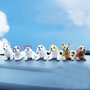 <span class=keywords><strong>Perro</strong></span> asintiendo divertido sacudiendo la cabeza juguetes lindo Bobblehead cachorro muñecas columpio coche adornos hogar Auto Interior decoración coche salpicadero Juguetes - Product Image 2