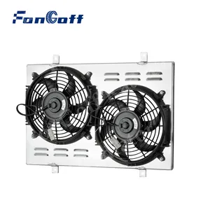 Fongoff nhôm tản nhiệt tấm vải liệm Fan phù hợp với Chevrolet S10 Blazer/84-90 Corvette V8 tản nhiệt 2002