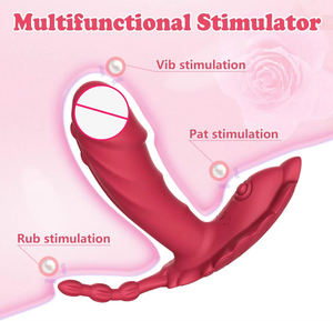 Yeni Giyilebilir Külot Vibratörü G Noktası Klitoral Stimülatör Uzaktan Kumandalı Çiftler Yetişkin Seks Oyuncağı Titreşimli Yapay Penis Anal Boncuklar Kadınlar için - Product Image 5