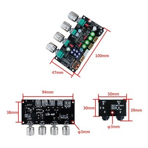 Carte d'amplification de puissance AMP Mike Front Board, carte de réverbération karaoké, carte de mixage DSP pour microphone K Song Singing, anti-Feedback, fabriqué en Chine - Product Image 1