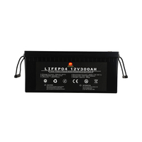 Batterie Lifepo4 12.8v 300ah batterie lithium-ion cycle profond 12v 300ah pack lithium-fer phosphate avec contrôle d'application Bms