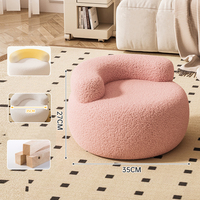 Tabouret de Canapé Style Crème Moderne, Chaise à Dossier pour Maison et Hôtel, Idéal pour se Chausser