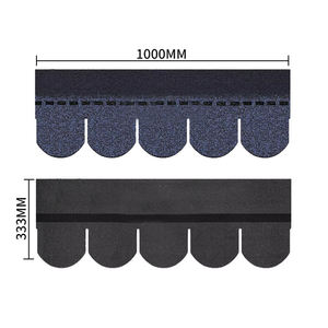 <span class=keywords><strong>Bardeaux</strong></span> de <span class=keywords><strong>toiture</strong></span> en feutre organique d'asphalte en fibre de verre résistants à la chaleur, conformes à la norme ASTM, de classe M, à surface granulée, en forme d'écailles de poisson - Product Image 2