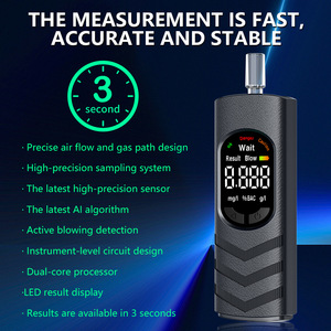 Appareil d'analyse d'<span class=keywords><strong>alcool</strong></span>émie haute précision MR505 S+ pour la <span class=keywords><strong>mesure</strong></span> de l'<span class=keywords><strong>alcool</strong></span>émie à domicile la nuit - Product Image 1