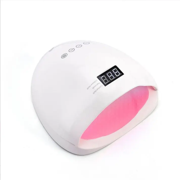 Manicure Gel Nails 80W Red light UV LED Nail Lamp with Removable Silicone Base