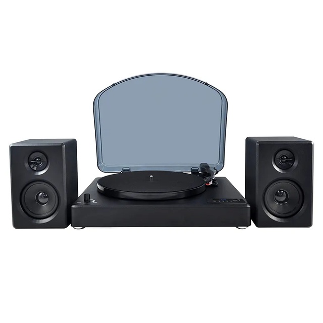 AUDMIC TB-3009 Record Player Vintage Technica Single CD Player Bluetooth Electric Cartridge Turntable Made of Durable Plastic