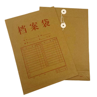 Vente en gros OEM enveloppes en papier kraft brun A4 biodégradable et recyclé PPAER sac d'emballage avec corde écologique pour l'expédition