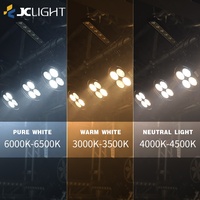 JC – équipement d'éclairage de scène modèle Unique, 4 yeux, 200w Cob Led Par Light 4x50w Peaky Blinder blanc chaud/froid 2 en 1 Led Cob Lights