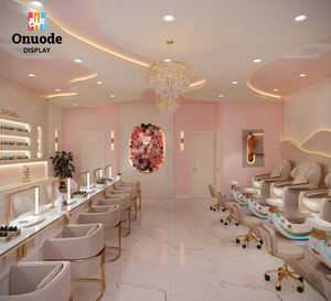 Mobilier personnalisé pour salon de manucure |   Tables de manucure LED et vitrines d'exposition |   Solution écologique tout-en-un pour la conception de salons - Product Image 3