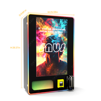 Máquina Expendedora de Tabaco Inteligente con Pantalla Táctil de 32 Pulgadas, Verificación de Edad, SDK Habilitado, Múltiples Opciones de Pago, Montaje en Pared, Snus