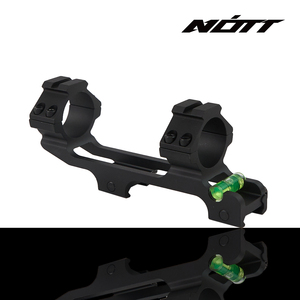 Support de lunette NOTT pour tube de 30 mm, hauteur centrale de 1,4 pouces pour la chasse et l'optique extérieure, avec pince à deux vis et niveau à bulle - Product Image 2