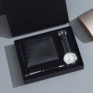 Set Regalo Orologio da <span class=keywords><strong>Uomo</strong></span> Promozionale con Confezione in Carta per Festa del Papà, <span class=keywords><strong>San</strong></span> <span class=keywords><strong>Valentino</strong></span>, Natale, Compleanno - Product Image 4