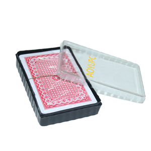 AYPC Top Sales Custom Waterproof Plastic Classic Board <strong>Card</strong> <strong>Game</strong> Plastic Playing Poker <strong>Cards</strong> <strong>Double</strong> Deck Set - Product Image 4