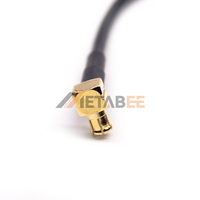 Câble RF MCX mâle à angle droit vers Fakra mâle, assemblage coaxial RG174, pigtail 50 Ohm, code Z universel, 4 GHz, pour antenne