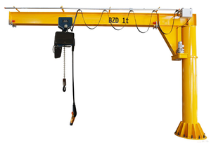 Nouvelle condition 500kg à 5ton Mobile Rotation Jib Crane Colonne Grue en porte-à-faux avec composant de moteur de base - Product Image 2