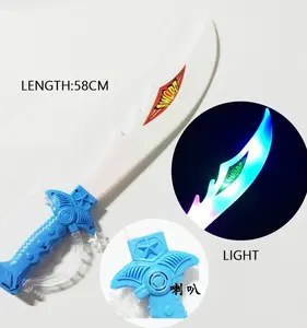 Wholesale New design LED Knife Flash Light Saber Sword With Sound Motion Activated Toys Led Light Up Sword For Children Toys