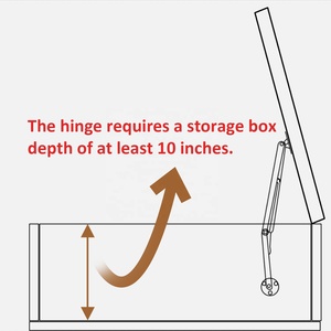 Hbl 10kg tủ bếp Top mở <span class=keywords><strong>gas</strong></span> strut miễn phí dừng bản lề thấp moq phần cứng cho hộp đồ chơi lưu trữ băng ghế dự bị hoặc nắp ở lại hỗ trợ - Product Image 2