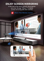 Mini projecteur intelligent DLP P10 II Android 9 4K 3D, 150 lumens, WiFi 5G, batterie 4500 mAh, home cinéma, mini projecteur intelligent portable