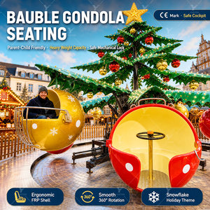 Manège géant arbre de Noël, carrousel rotatif emblématique, pour enfants et familles, pour parcs d'attractions et de fêtes foraines, Belgique <span class=keywords><strong>France</strong></span>, prix usine - Product Image 4