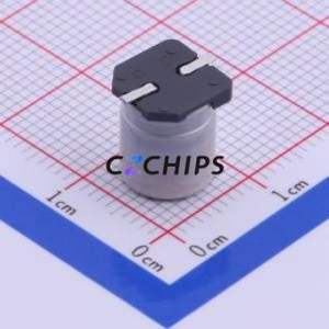 Condensateur électrolytique en aluminium SMD EEEFC1E101P, SMD, D8xL10.2mm 100uF 20% 25V 337.5mA-120Hz - Product Image 2