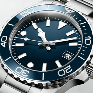 Rotating Bezel Diver Automatic Mechanical Watch with Luminous Markers and Stainless Steel Band for Men Longinesing - Product Image 3