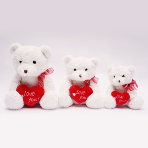 NOVO <span class=keywords><strong>Teddy</strong></span> <span class=keywords><strong>Bear</strong></span> Dia dos Namorados personalizado presente de aniversário pelúcia ursinho de pelúcia com coração multi-cor brinquedo bicho de pelúcia - Product Image 5