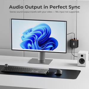 Extensor KVM TESmart 300m 8K DP sobre Fibra, Compatible con HDCP 2.2, con Puerto de Audio USB para Sala de Control, Centro de Datos, Estudio - Product Image 5