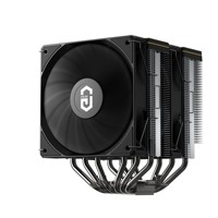 Enfriador de Aire para CPU Y620W, Radiador de CPU, Refrigeración por Aire para Ordenador, Disipador de Calor con 6 Tubos de Cobre, Ventilador PWM Dual de 120 mm, Enfriador de PC