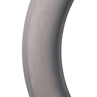 Jante en carbone pour vélo de course OEM 86mm 700c Jantes de vélo sans chambre à air en carbone brillant 27.25mm de largeur avec système de freinage en V