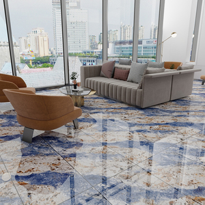 Vente en gros de carreaux de sol émaillés polis en porcelaine de 10mm 600x1200 Façades intérieures de luxe antidérapantes pour sol Design populaire - Product Image 6