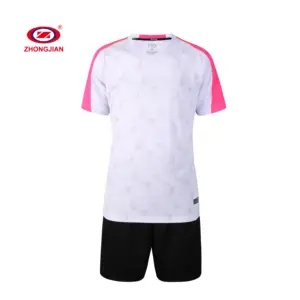 Athletic Clothing 100% Polyester Football Sport Wear Club Team Soccer Uniforms Set