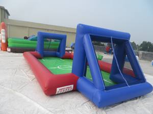 Ticari PVC şişme plaj futbol sahası 2 gol etkileyici sabun futbol sahası satılık 3 yıl garanti - Product Image 3