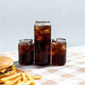 <strong>250ml</strong>/300ml/330ml/500ml Pet Disposable Transparent <strong>Plastic</strong> Cans Easy Open Lid Juice Milk Tea Coffee Soda Water - Product Image 5